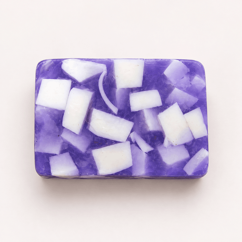 NIVAAN Lavender Mosaic Handmade Soap - Image 1