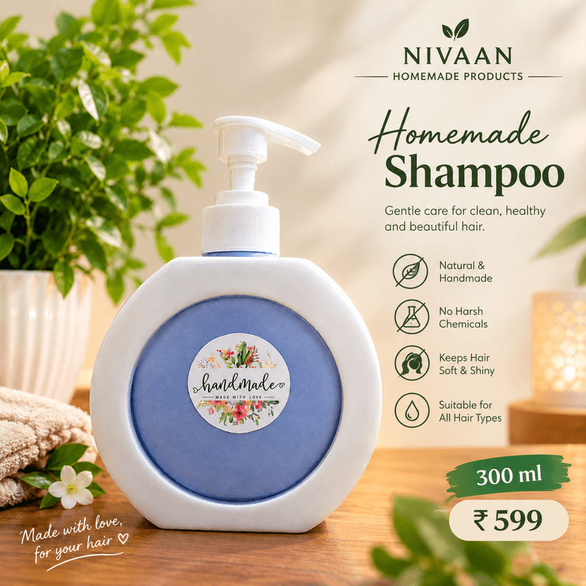 NIVAAN Homemade Shampoo – 300 ml - Image 1